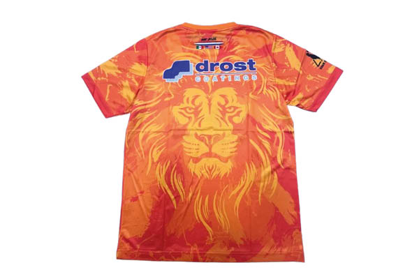 Teamshirt ronde hals Mesh Eigen ontwerp met naam en nummer